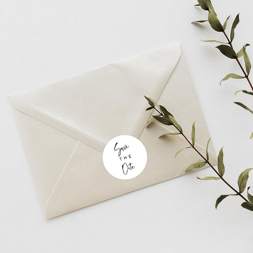 120PC Save The Date Minimal Cursive Image