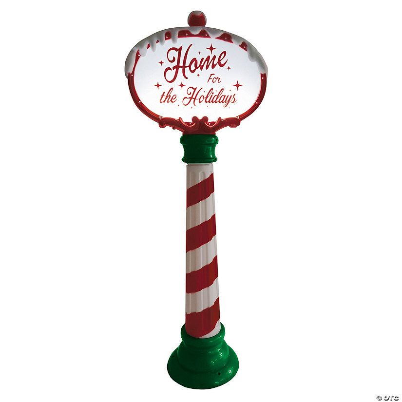 13 1/2" x 42 1/2" Outdoor Home for the Holidays LED Sign Image
