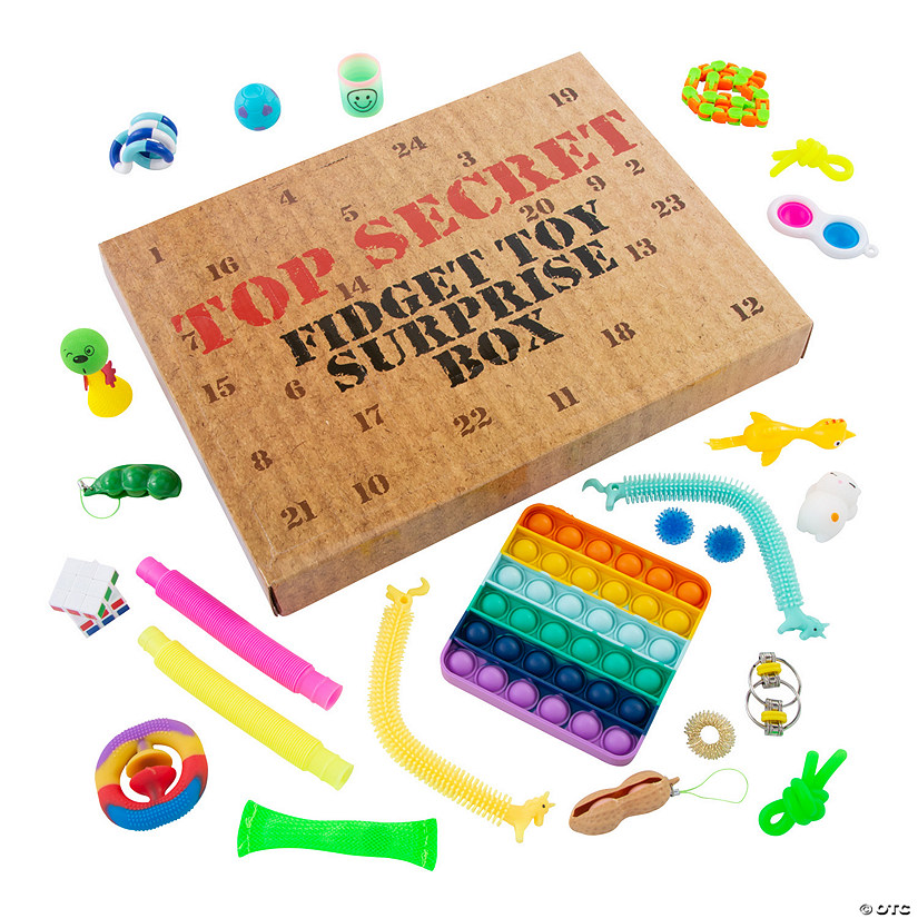 14 1/2" x 11" Surprise Box with Fidget Toy Assortment - 24 Pc. Image
