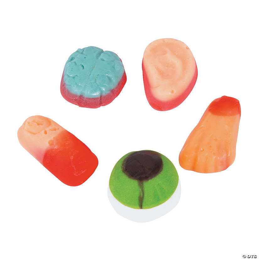 14.5 oz. Body Part-Shaped Fruit Gummy Candy - 50 Pc. Image