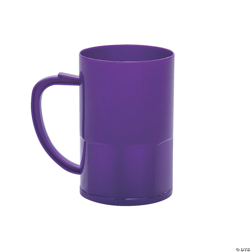 14 oz. Purple Reusable Plastic Mugs - 12 Pc. Image