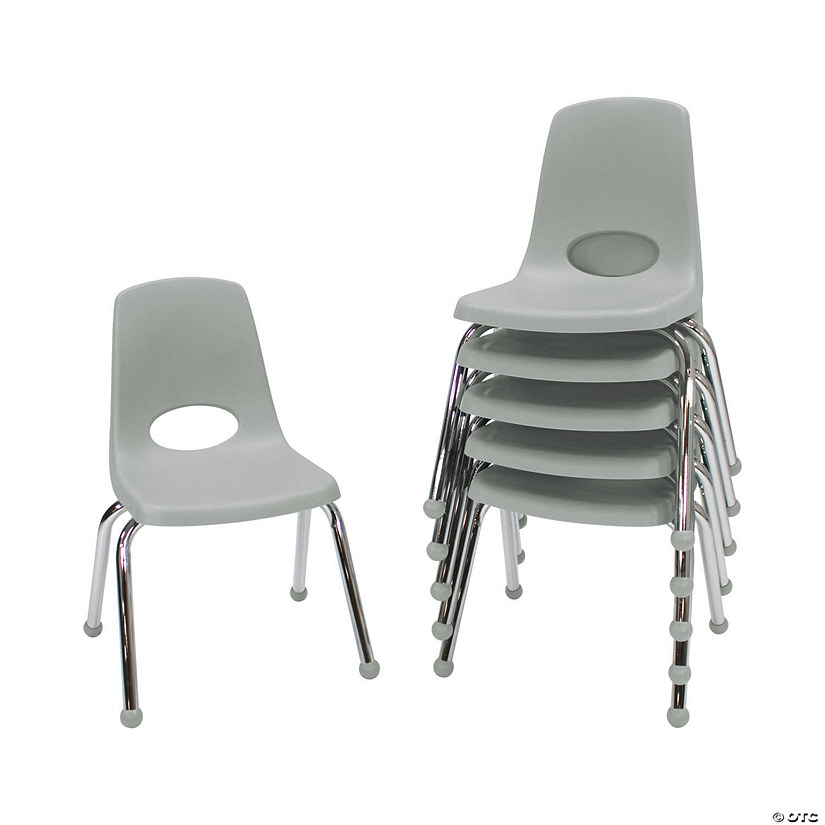 14" Stack Chair with Ball Glides