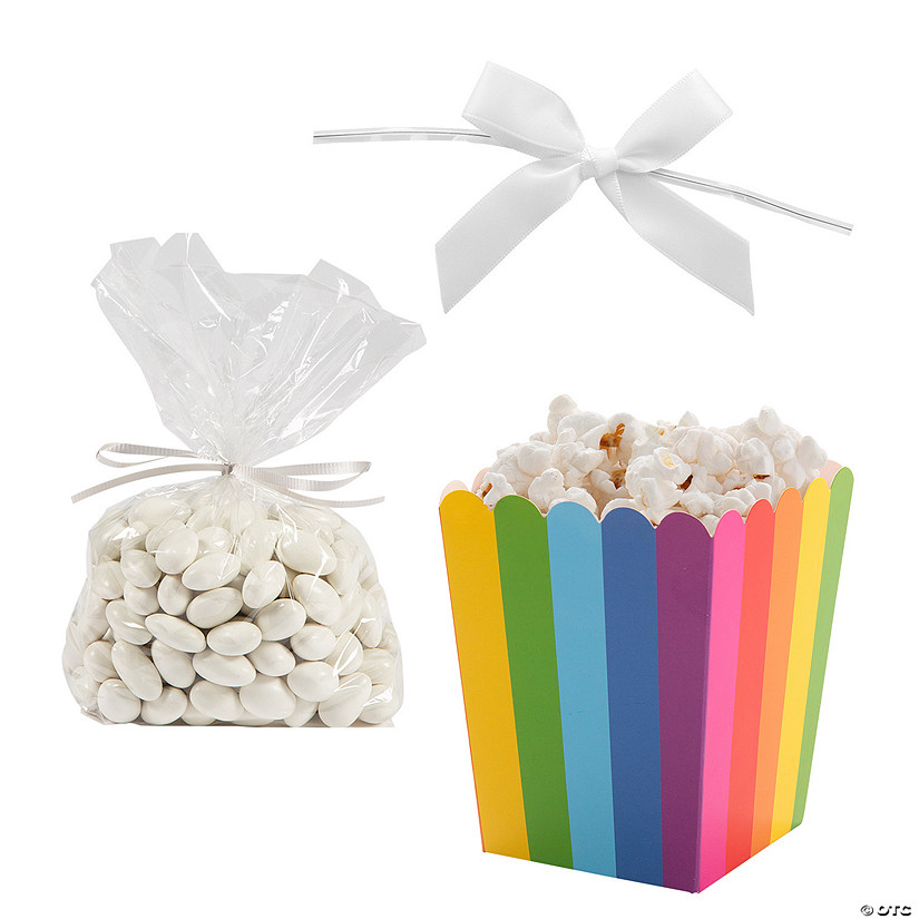 148 Pc. Rainbow Treat Party Favor Kit for 48 Image