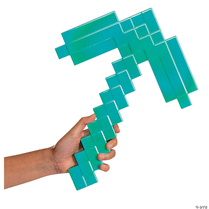 15 3/4" Minecraft&amp;#8482; Diamond Pickaxe Costume Accessory Image