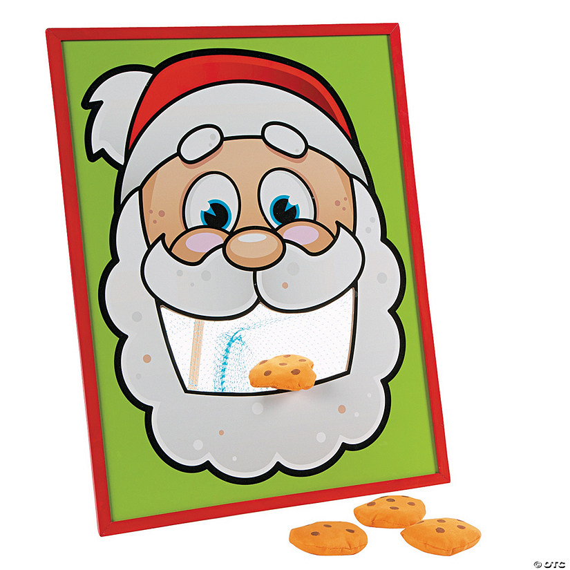 15 3/4" x 20 1/4" Santa&#8217;s Cookies Christmas Bean Bag Toss Game Image