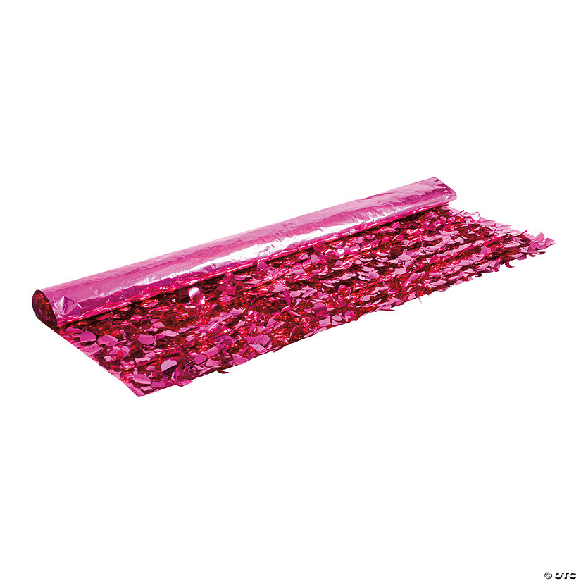 15 Ft. Hot Pink Floral Sheeting Backdrop Image