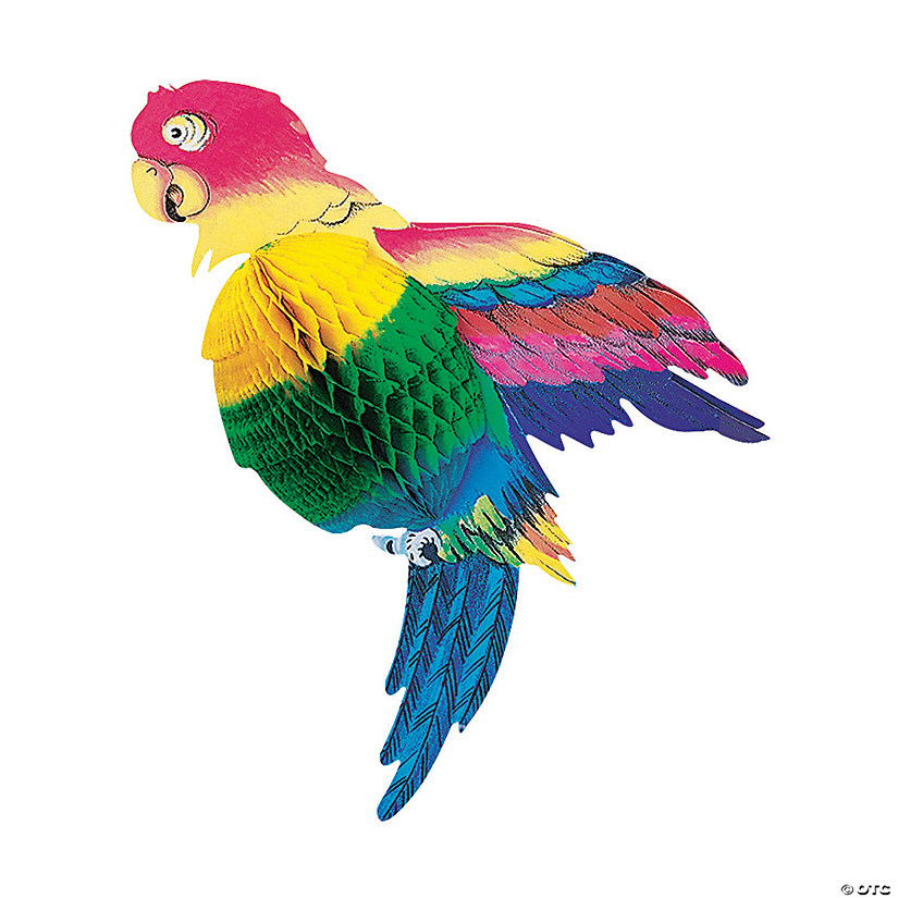 15" Tropical Parrots - 3 Pc. Image