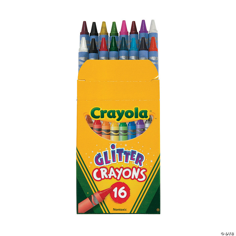 16-Color Crayola<sup>&#174;</sup> Glitter Crayons Image
