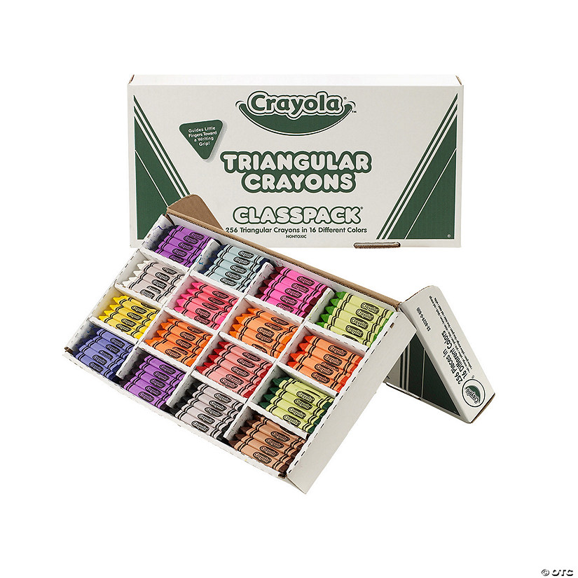 16-Color Crayola<sup>&#174;</sup> Triangular Crayons Classpack<sup>&#174;</sup> - 256 Pc. Image