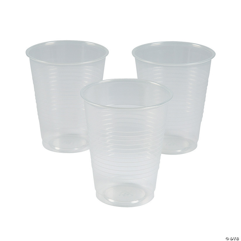 16 oz. Clear Disposable Plastic Cups - 20 Ct. Image