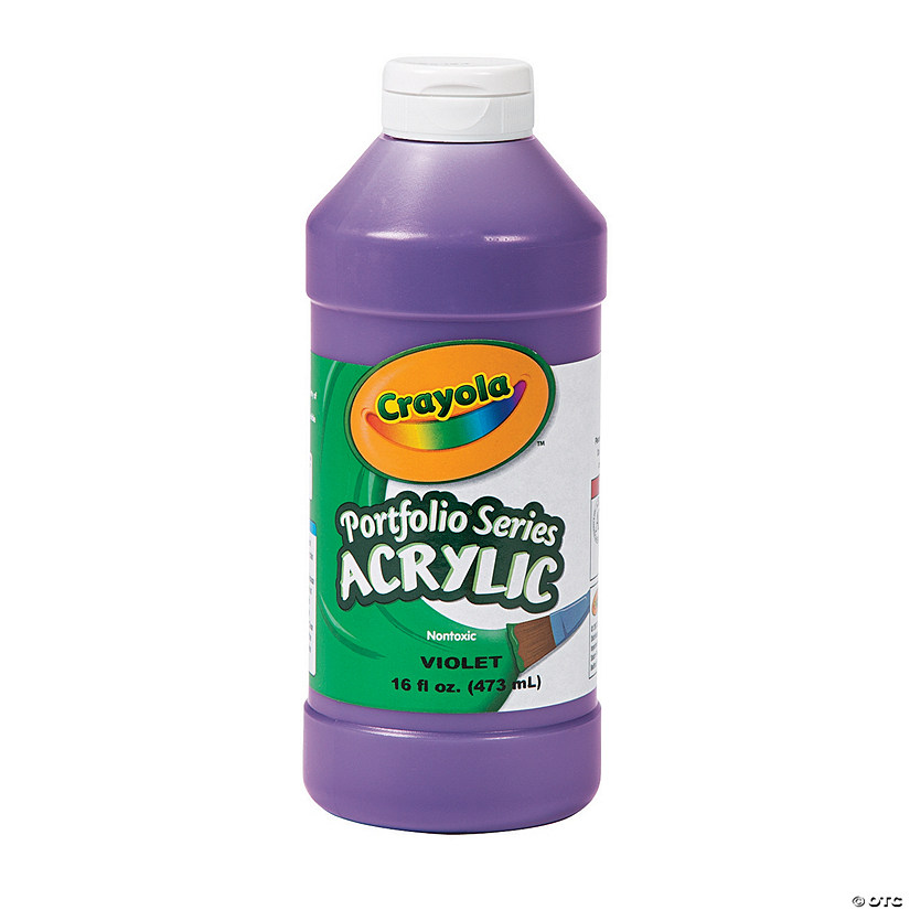 16-oz. Crayola&#174; Washable Purple Acrylic Paint Image
