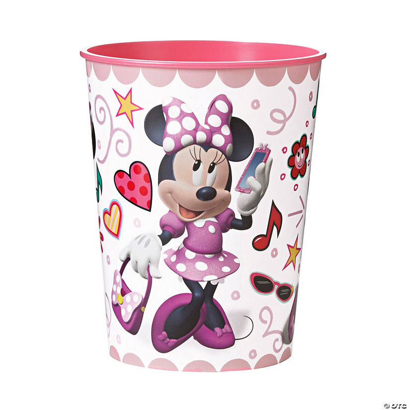 16 oz. Disney's Minnie Mouse Reusable Plastic Favor Tumbler Image