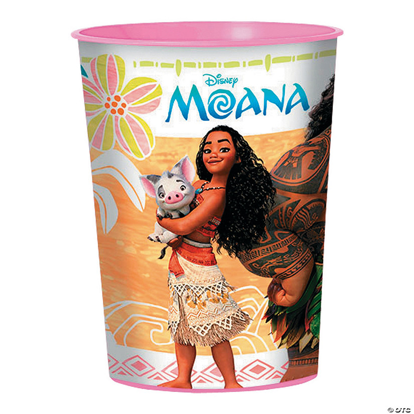 16 oz. Disney's Moana Party Reusable Plastic Favor Tumbler Image