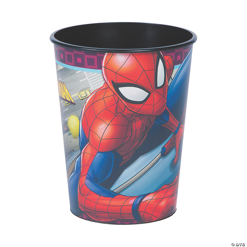 16 oz. Ultimate Spider-Man&#8482; Reusable Plastic Favor Tumbler Image