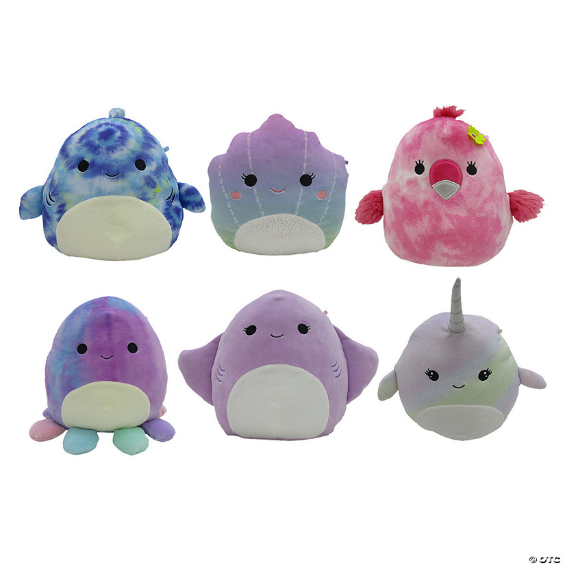 16" Squishmallows&#8482; Mystery Sea Life Sqaud Stuffed Animal Image