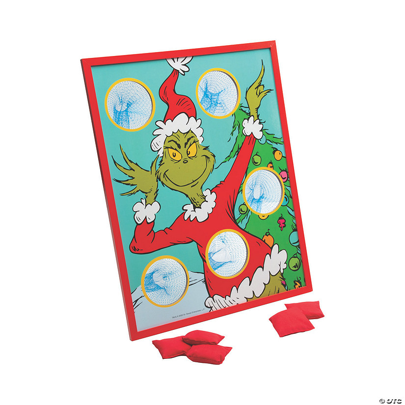 16" x 20 1/2" Dr. Seuss&#8482; The Grinch Christmas Bean Bag Toss Game Image