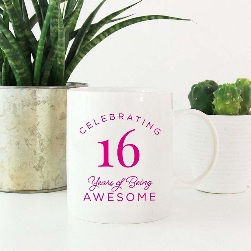16 Years Awesome Ceramic Mug Image