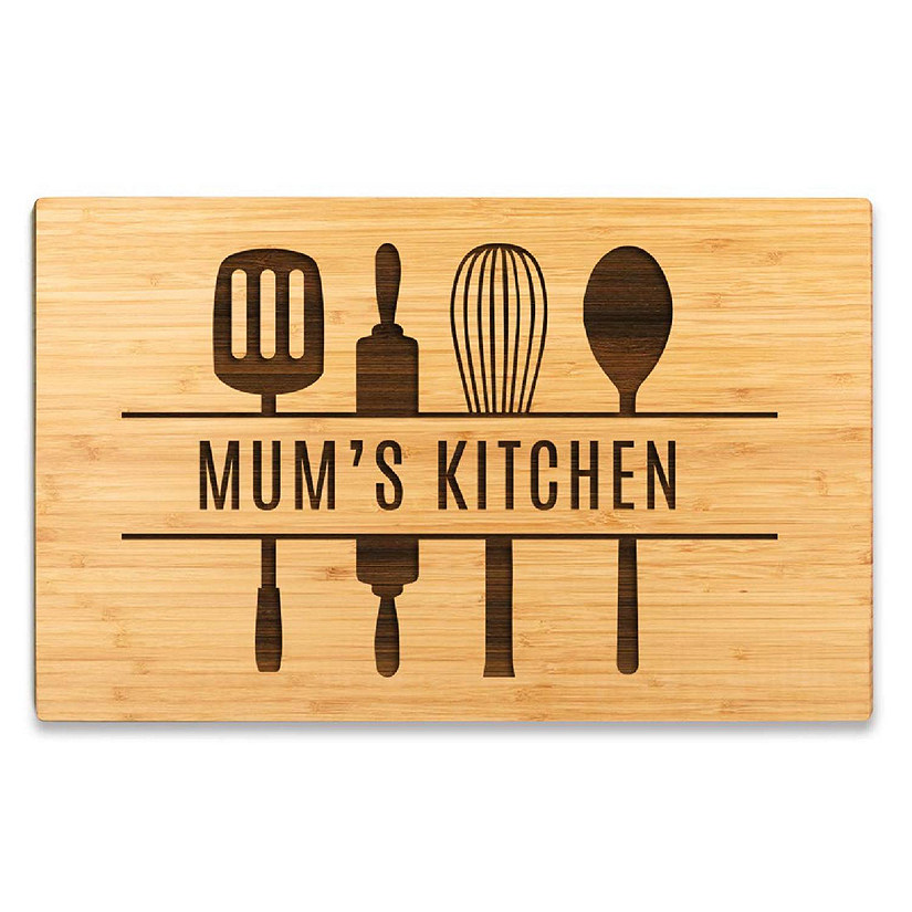 17.75x11 Mum's Kitchen Utensils Board Image