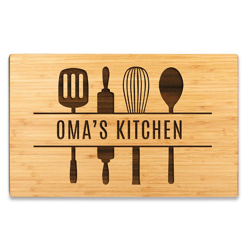 17.75x11 Oma's Kitchen Utensils Board Image