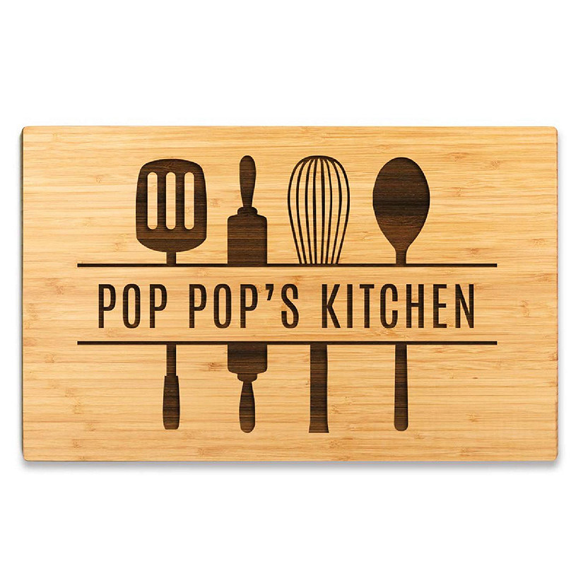 17.75x11 Pop Pop Kitchen Utensils Board Image