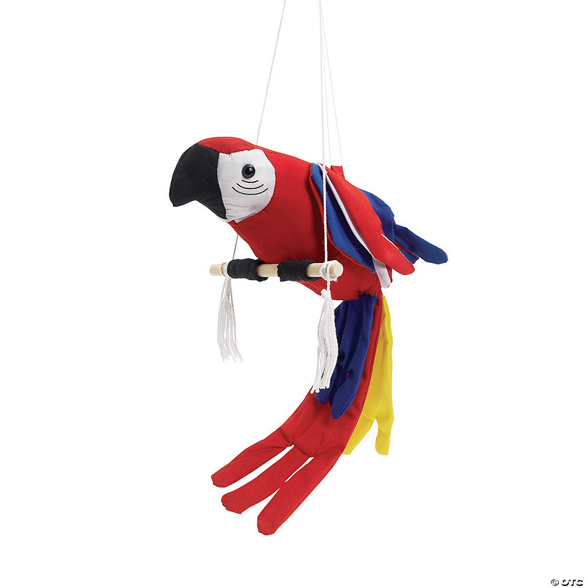 17" Colorful Cloth Parrot Image