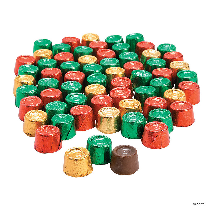 17 oz. Rolo<sup>&#174;</sup> Holiday Red, Green & Gold Wrapped Chocolate Candy - 81 Pc. Image