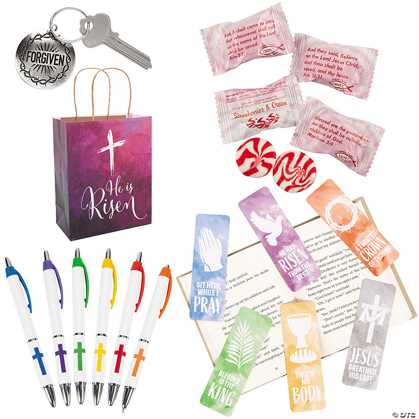 176 Pc. Easter Church Service Handout Kit for 24 Image