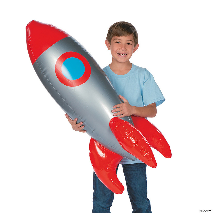 18 1/2" x 41" Inflatable Large God&#8217;s Galaxy VBS Vinyl Rocket Image