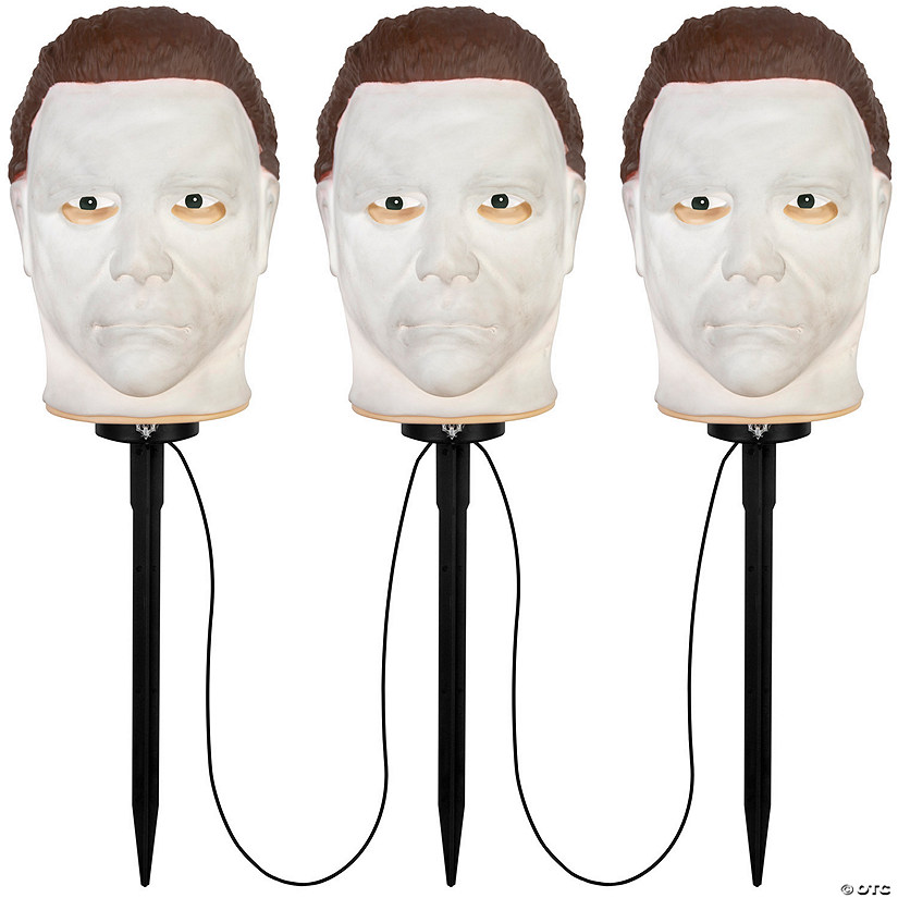 18" Halloween Michael Myers Pathway Yard Stakes with Sound - 3 Pc. Image