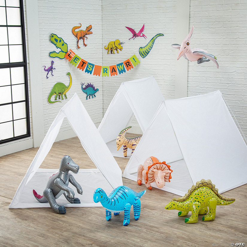 18 Pc. Dinosaur Slumber Party Kit for 4 Guests Image