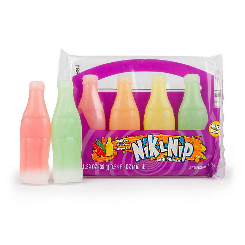 18 Pcs Retro Nik-L-Nip Mini Drinks Old Fashioned Nostalgic Candy Image