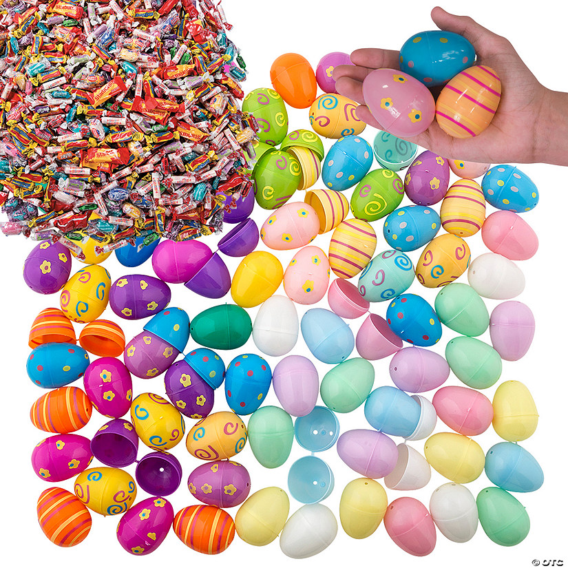1864 Pc. Mega Plastic Easter Egg &amp; Candy Filler Kit for Easter Celebrations Image