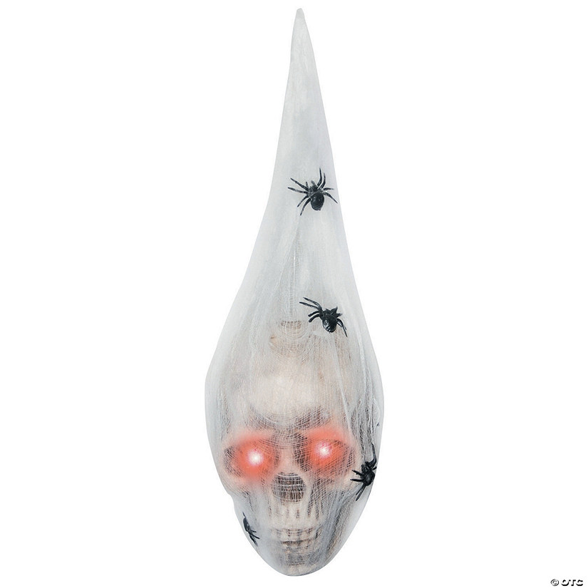 19" Light-Up Hanging Larva Head Halloween Decoration Image