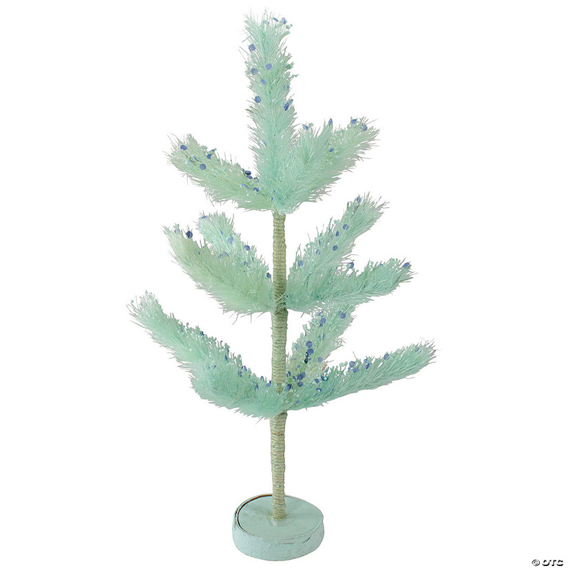 19" Pastel Green Pine Artificial Easter Tree - Unlit Image