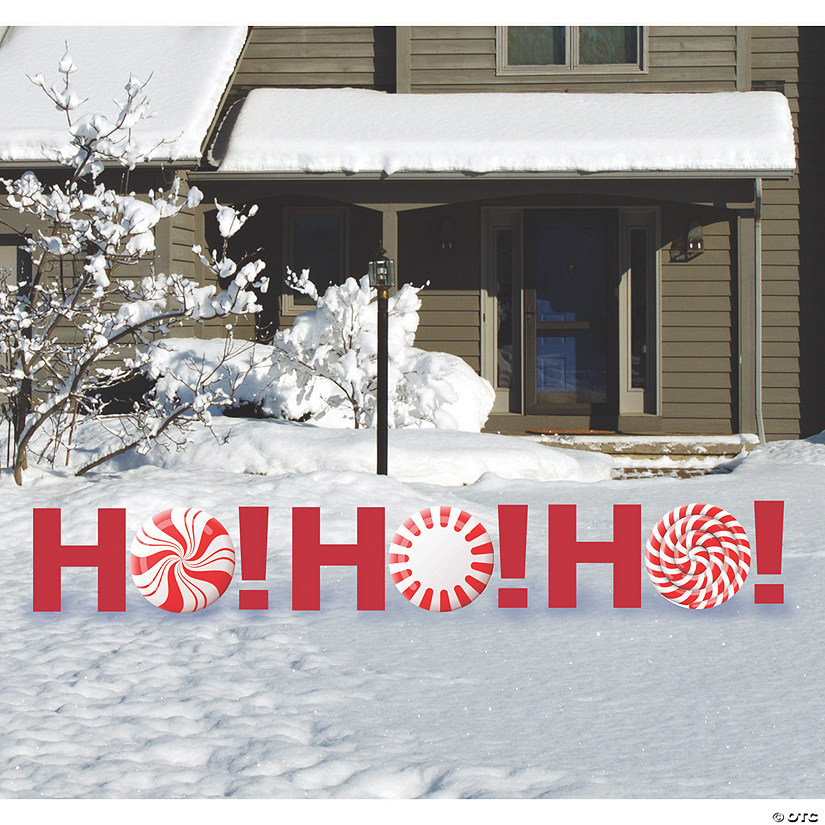 19" x 20" Ho! Ho! Ho! Outdoor Yard Signs Image