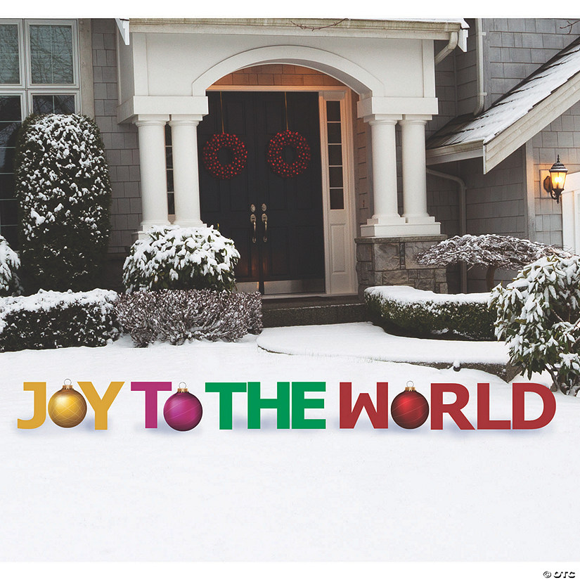 19" x 20" Joy to the World Outdoor Yard Signs - 13 Pc. Image