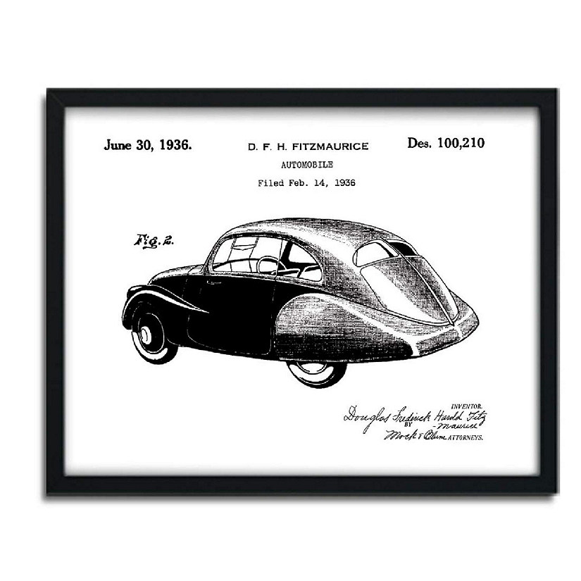 1936 Tatra Concept #2 1Pk 8.5x11in Image