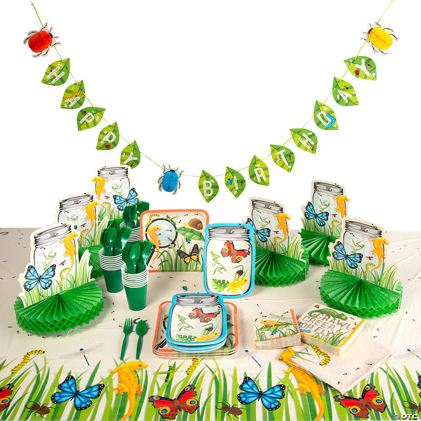 194 Pc. Backyard Adventure Party Tableware Kit for 24 Guests Image