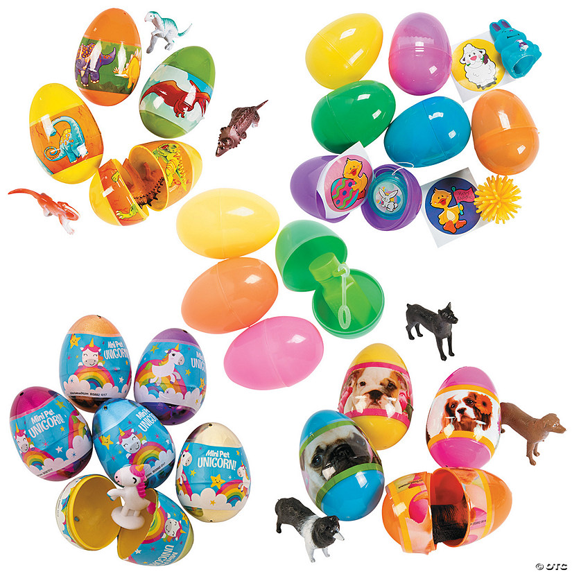 2 1/2" 3" Premium Filled Easter Egg Assortment 72 Pc.