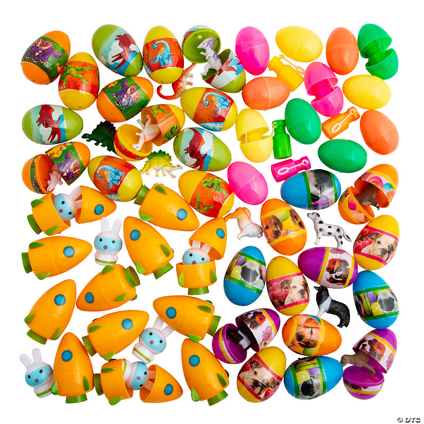 2 1/2" Bulk 504 Pc. Toy-Filled Easter Egg Assortment Image
