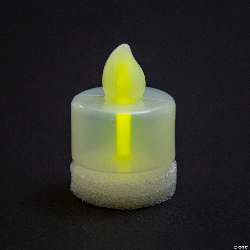 2 1/2" Glow Stick Tealight Plastic Candle Decorations - 12 Pc. Image