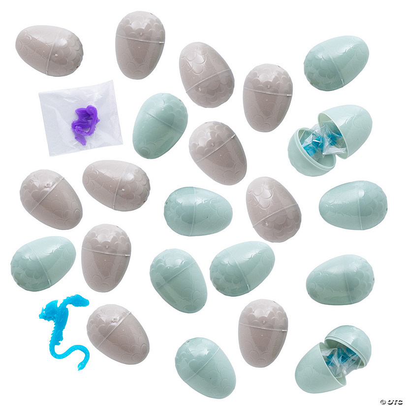 2 1/2" Mini Stretch Dragon-Filled Dragon Scale Eggs - 24 Pc. Image