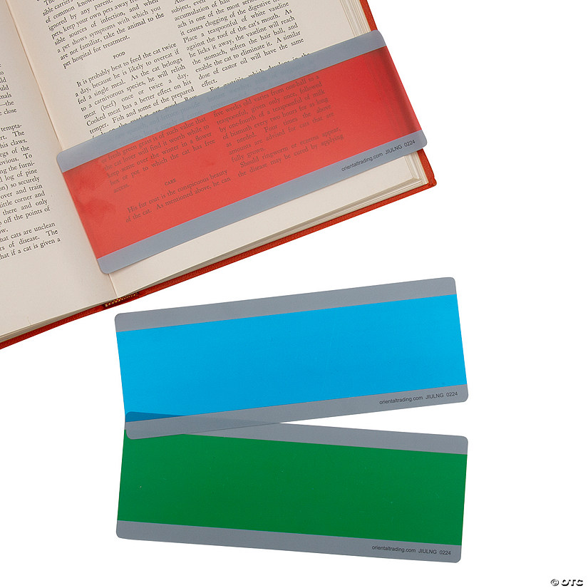 2 1/2" Multi-Line Colorful Book Reading Highlighter Tools - 24 Pc. Image