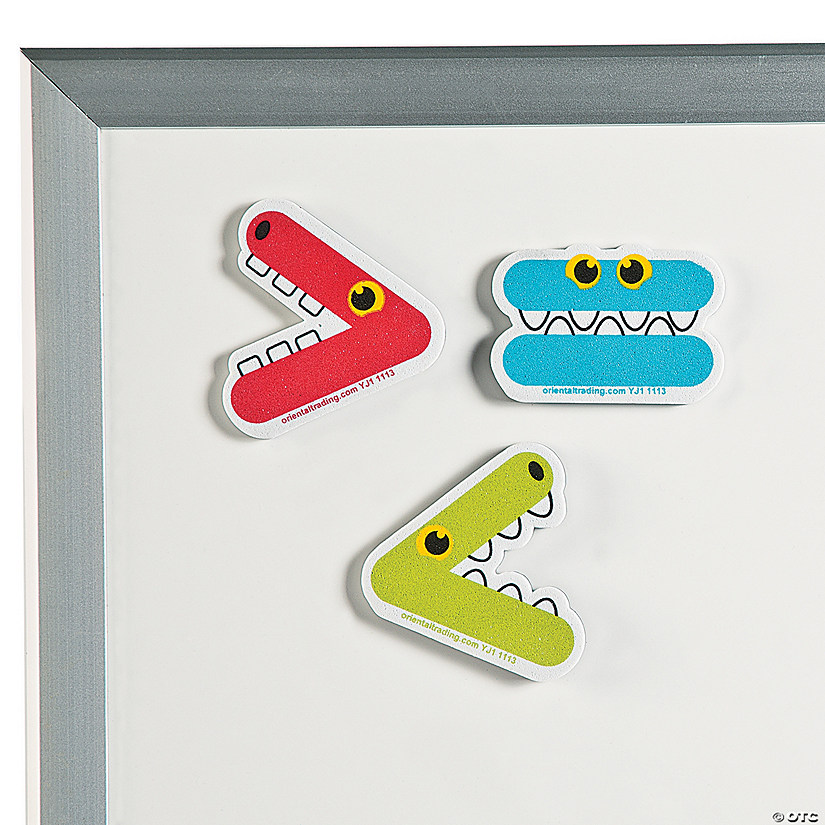 2 1/2" x 2 1/2" Animal Math Symbol Bright Foam Magnets - 24 Pc. Image