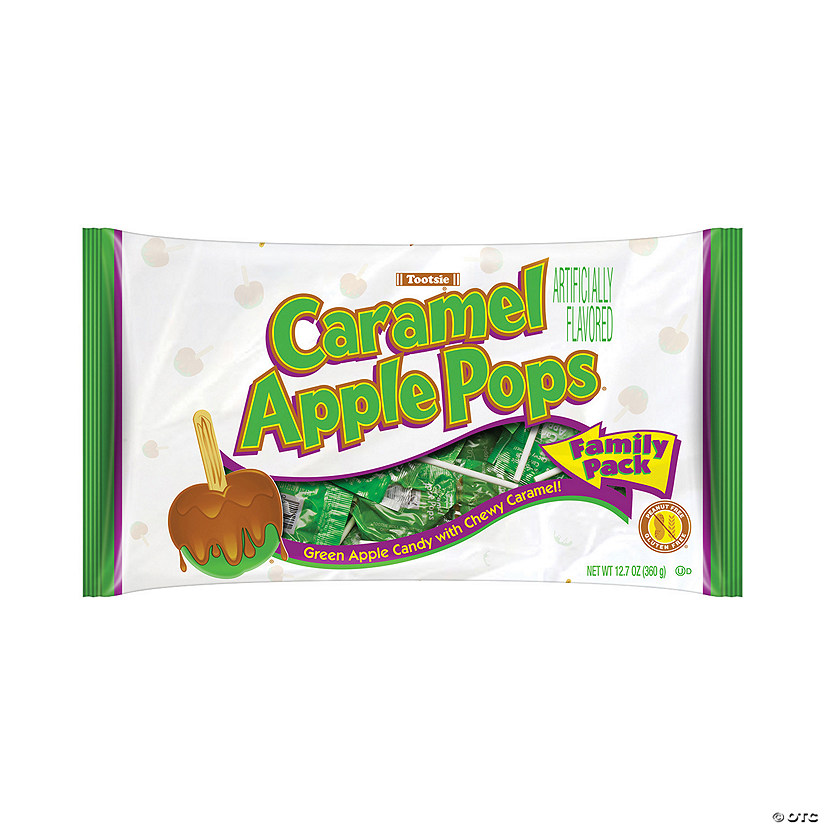 2" 12.7 oz. Tootsie<sup>&#174;</sup> Caramel Apple Pops Family Pack - 20 Pc. Image