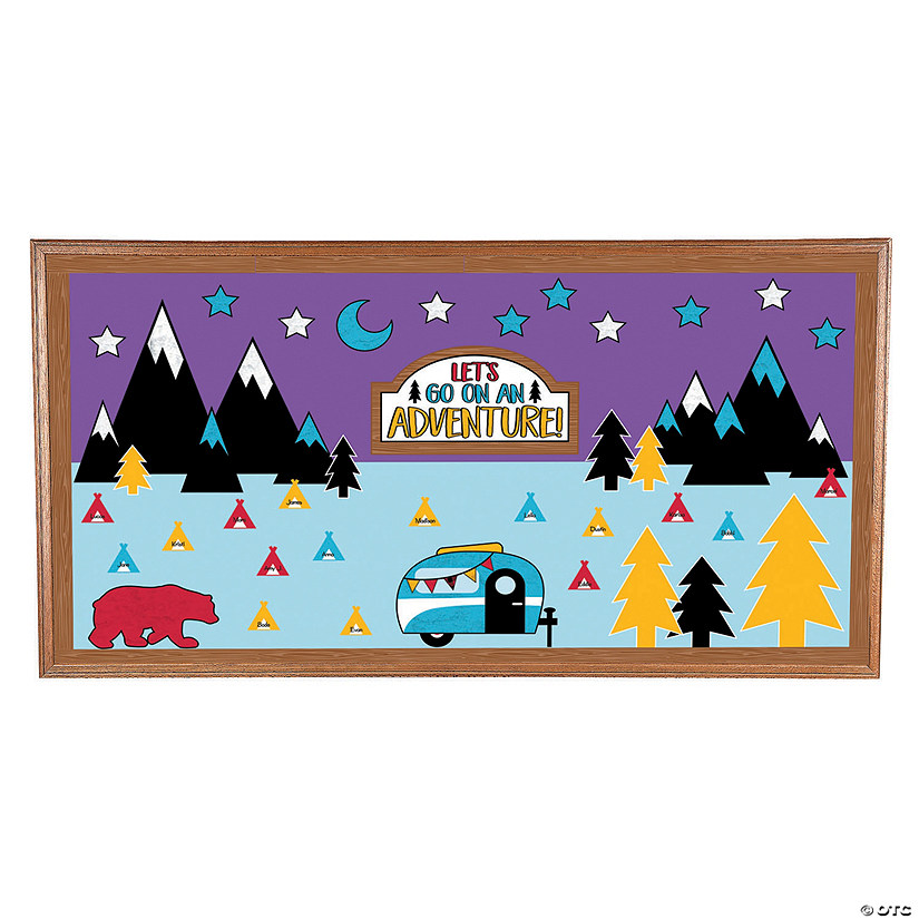 2 3/4" - 4" Adventure Cardstock Bulletin Board Set - 284 Pc. Image