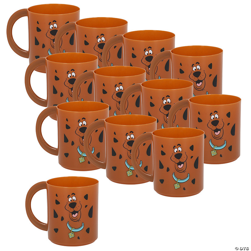 2 3/4" 8 oz. Scooby-Doo!&amp;#8482; Character Plastic Mugs &amp;#8211; 12 Pc.  Image