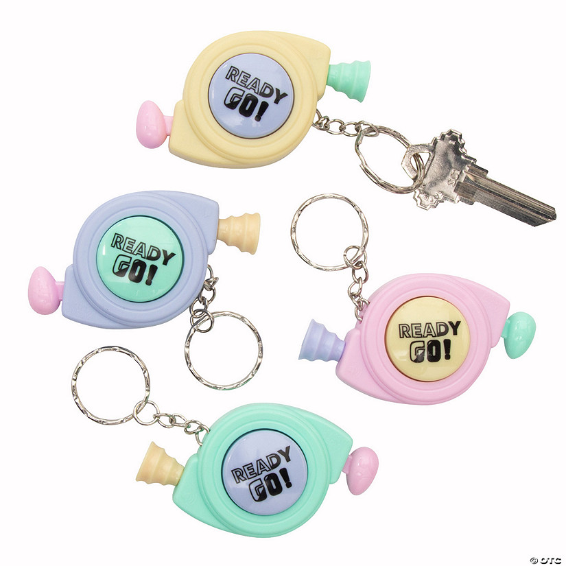2 3/4" Light-Up Pastel Memory Game Fidget Toy Keychains - 12 Pc. Image
