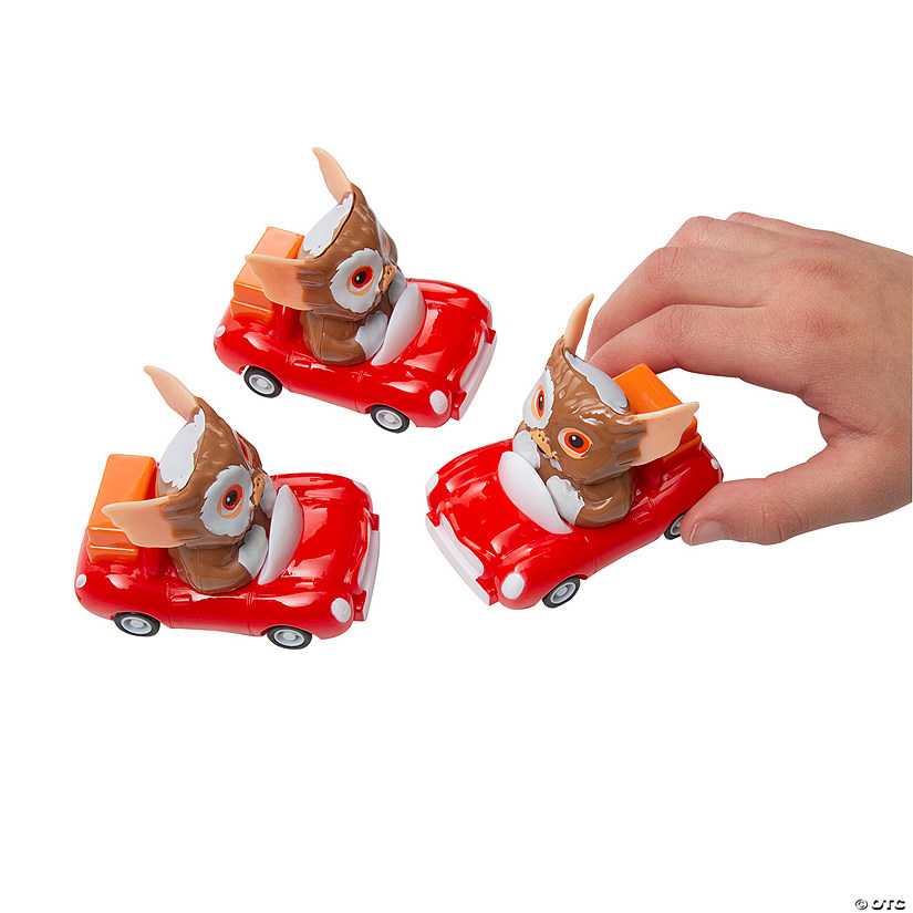 2 3/4&quot; x 2 1/4&quot; Gremlins&amp;#8482; Gizmo &amp; Red Car Pull-Back Racers - 12 Pc. Image