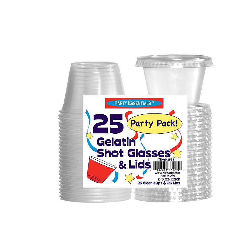 2.5 oz Jello Shot Cups w/ Lids Image